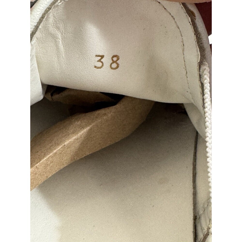 Anya Hindmarch White 'Wink In' Leather Slip On Sneaker sz 38 - Picture 12 of 14